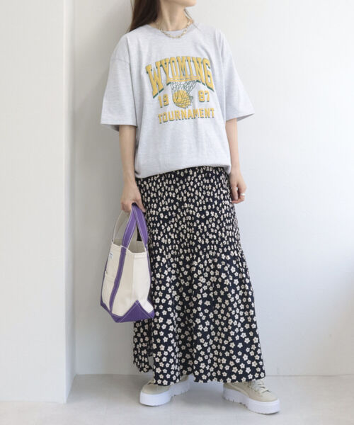 ORCIVAL（オーシバル）の「［新色追加］【ORCIVAL/オーシバル】CANVAS TOTE S キャンバストートバッグS（トートバッグ・レディース・チャコールグレー/ベージュ/グレー/オリーブ/ピンク/オレンジ/ライトブルー/パープル・FREE）」の14枚目の写真