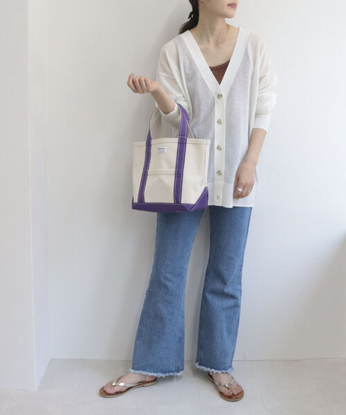 ORCIVAL（オーシバル）の「［新色追加］【ORCIVAL/オーシバル】CANVAS TOTE S キャンバストートバッグS（トートバッグ・レディース・チャコールグレー/ベージュ/グレー/オリーブ/ピンク/オレンジ/ライトブルー/パープル・FREE）」の17枚目の写真