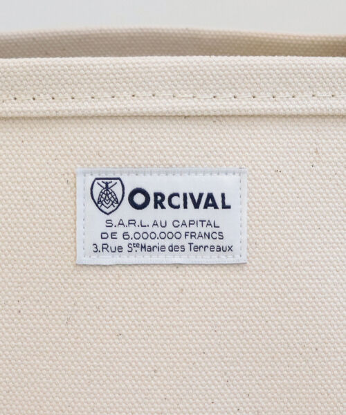 ORCIVAL（オーシバル）の「［新色追加］【ORCIVAL/オーシバル】CANVAS TOTE S キャンバストートバッグS（トートバッグ・レディース・チャコールグレー/ベージュ/グレー/オリーブ/ピンク/オレンジ/ライトブルー/パープル・FREE）」の21枚目の写真