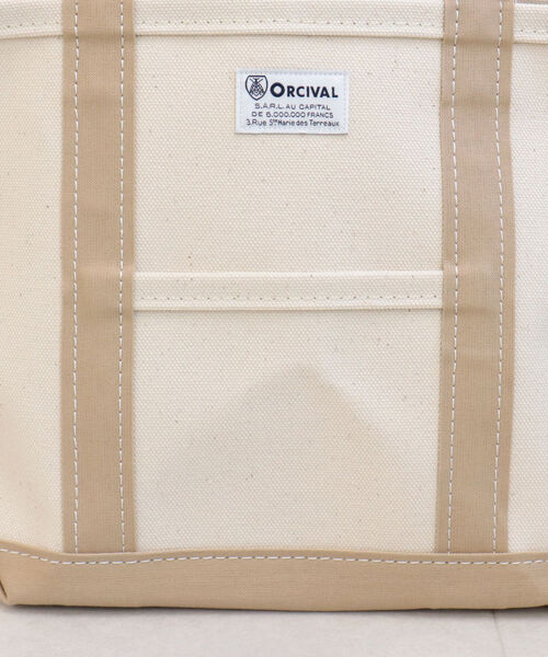 ORCIVAL（オーシバル）の「［新色追加］【ORCIVAL/オーシバル】CANVAS TOTE S キャンバストートバッグS（トートバッグ・レディース・チャコールグレー/ベージュ/グレー/オリーブ/ピンク/オレンジ/ライトブルー/パープル・FREE）」の20枚目の写真