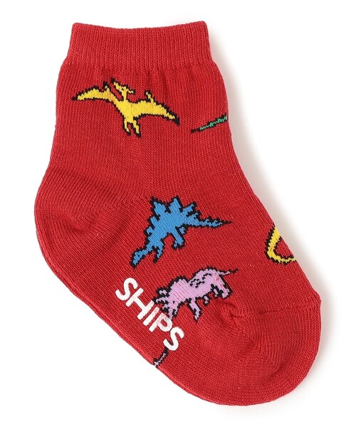 SHIPS(シップス)の「SHIPS KIDS:ベビー ダイナソー ソックス(ソックス/靴下・キッズ・ベージュ/ライトグレー/ブラック/オフホワイト/オレンジ/ネイビー/ライトブルー/レッド・X-SMALL)」の7枚目の写真