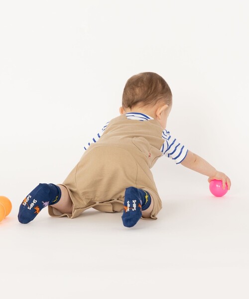 SHIPS(シップス)の「SHIPS KIDS:ベビー ダイナソー ソックス(ソックス/靴下・キッズ・ベージュ/ライトグレー/ブラック/オフホワイト/オレンジ/ネイビー/ライトブルー/レッド・X-SMALL)」の16枚目の写真