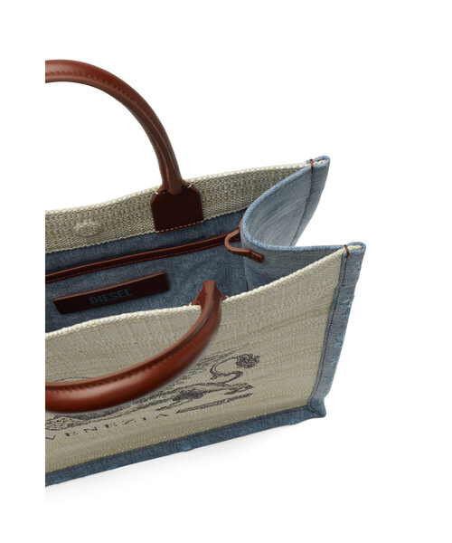 DIESEL(ディーゼル)の「レディース MIXマテリアル トートバッグM(トートバッグ・レディース・オフホワイト・UNI)」の15枚目の写真