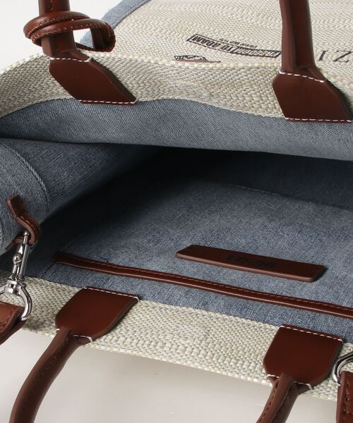 DIESEL(ディーゼル)の「レディース MIXマテリアル トートバッグM(トートバッグ・レディース・オフホワイト・UNI)」の4枚目の写真