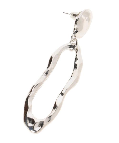 INGNI（イング）の「ニュアンスモチーフピアス（ピアス（両耳用）・レディース・シルバー/ゴールド・ONE SIZE）」の4枚目の写真