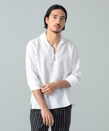 Massimo d’Augusto / ALAMARI リネンソリッド カプリシャツ