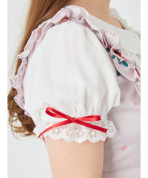 Ank Rouge Strawberry RoseスピンドルパフOP StrawberryRoseスピンドルパフOP - Ank Rouge(アンクルージュ)の