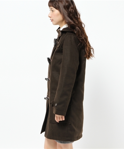 Kastane（カスタネ）の「【Kastane】ロングダッフルコート（その他アウター・レディース・オフホワイト/チャコールグレー/ブラウン・1/2）」の12枚目の写真