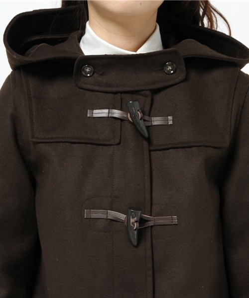 Kastane（カスタネ）の「【Kastane】ロングダッフルコート（その他アウター・レディース・オフホワイト/チャコールグレー/ブラウン・1/2）」の5枚目の写真