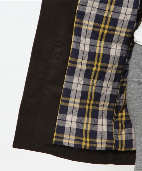 Kastane（カスタネ）の「【Kastane】ロングダッフルコート（その他アウター・レディース・オフホワイト/チャコールグレー/ブラウン・1/2）」の10枚目の写真