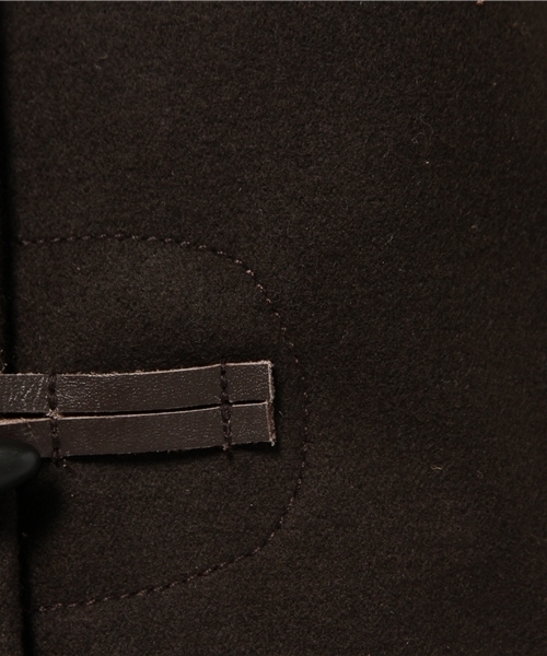 Kastane（カスタネ）の「【Kastane】ロングダッフルコート（その他アウター・レディース・オフホワイト/チャコールグレー/ブラウン・1/2）」の4枚目の写真