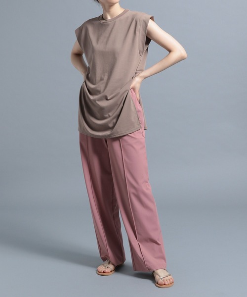 HEREIAM（ヘレイアム）の「【HEREIAM】ストレッチワイドパンツ