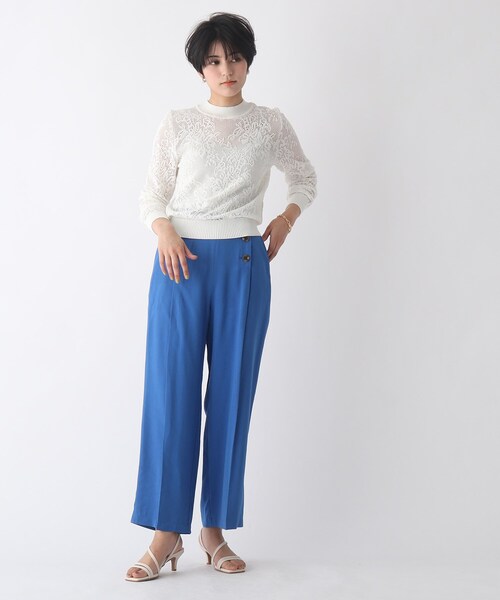 OPAQUE.CLIP（オペークドットクリップ）の「◆スクエアトゥナローストラップサンダル【WEB限定サイズ】（サンダル・レディース・オフホワイト/パープル/ベージュ・02/03/01）」の16枚目の写真