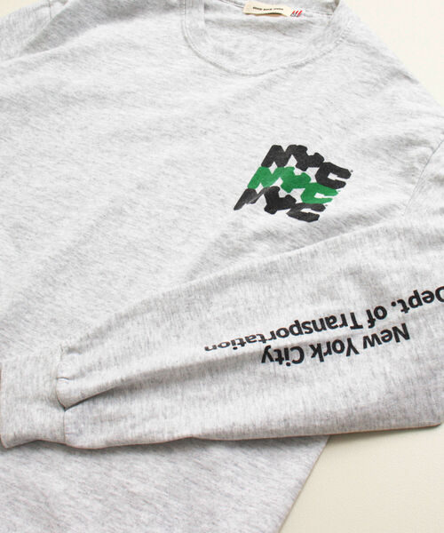GOOD ROCK SPEED（グッドロックスピード）の「【GOOD ROCK SPEED/グッドロックスピード】NYC（City of NY）ロンT（Tシャツ/カットソー・メンズ・ホワイト/アッシュグレー・MEDIUM/LARGE）」の11枚目の写真