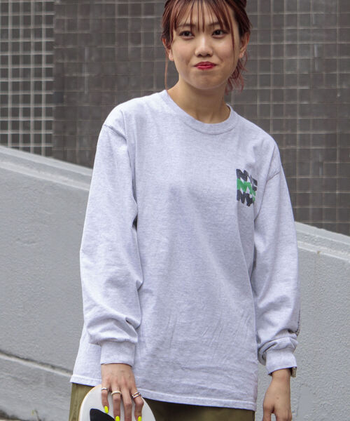 GOOD ROCK SPEED（グッドロックスピード）の「【GOOD ROCK SPEED/グッドロックスピード】NYC（City of NY）ロンT（Tシャツ/カットソー・メンズ・ホワイト/アッシュグレー・MEDIUM/LARGE）」の16枚目の写真