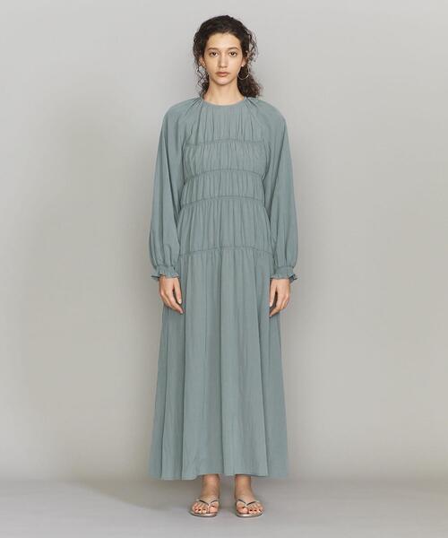 BEAUTY&YOUTH UNITED ARROWS（ビューティーアンドユースユナイテッドアローズ）の「BY シャーリング マキシワンピース（ワンピース・レディース・ブラック/ライム/イエロー・S/M）」の18枚目の写真