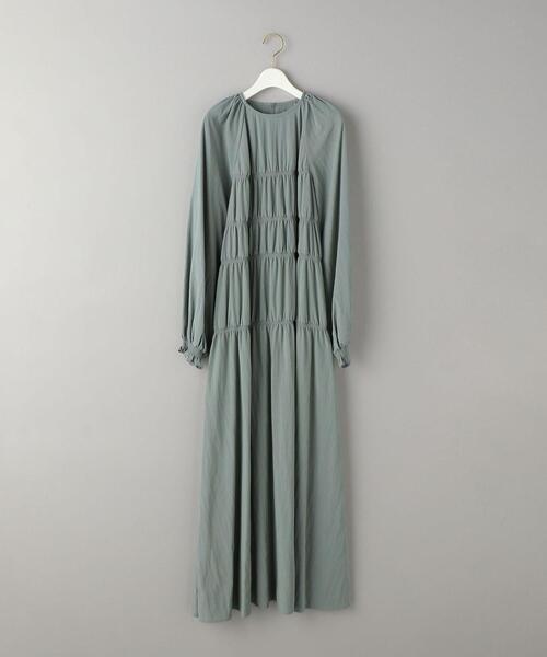 BEAUTY&YOUTH UNITED ARROWS（ビューティーアンドユースユナイテッドアローズ）の「BY シャーリング マキシワンピース（ワンピース・レディース・ブラック/ライム/イエロー・S/M）」の5枚目の写真