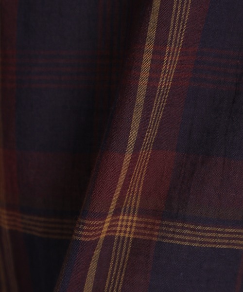 Maison de Beige（メゾンドベージュ）の「《Maison de Beige》マドラスチェックブラウス（シャツ/ブラウス・レディース・エンジ・9号/7号）」の6枚目の写真