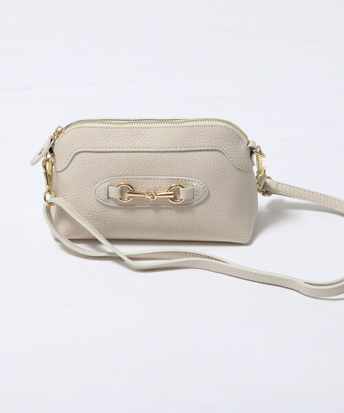 AULENTTI（オウレンティ）の「【AULENTTI/ オーレンティ】◇【WEB限定】ビットパーツミニポシェット（ショルダーバッグ・レディース・ブラック/ブラウン/オフホワイト・FREE）」の9枚目の写真