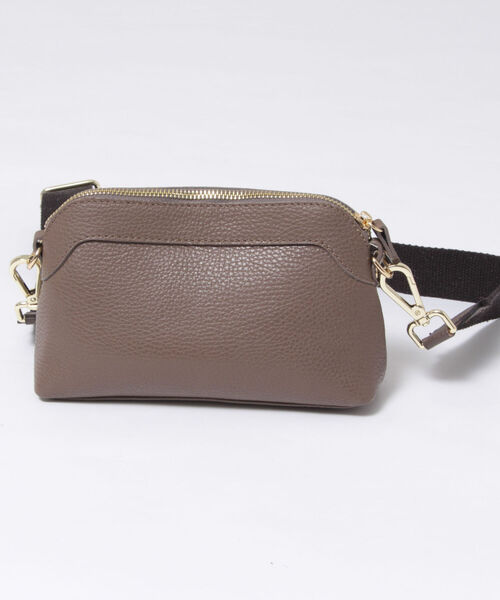 AULENTTI（オウレンティ）の「【AULENTTI/ オーレンティ】◇【WEB限定】ビットパーツミニポシェット（ショルダーバッグ・レディース・ブラック/ブラウン/オフホワイト・FREE）」の7枚目の写真