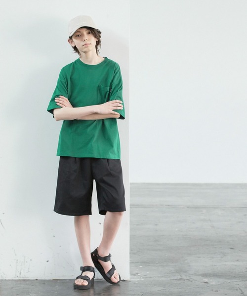 GLOBAL WORK(グローバルワーク)の「サマミエイージーショーツ/AND YUA ANY/269244(その他パンツ・キッズ・ブラック/ベージュ/グリーン・150cm/160cm)」の7枚目の写真
