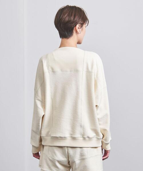 BASERANGE（ベースレンジ）の「＜BASERANGE＞COBBLE スウェット（スウェット・レディース・オフホワイト・XS）」の4枚目の写真