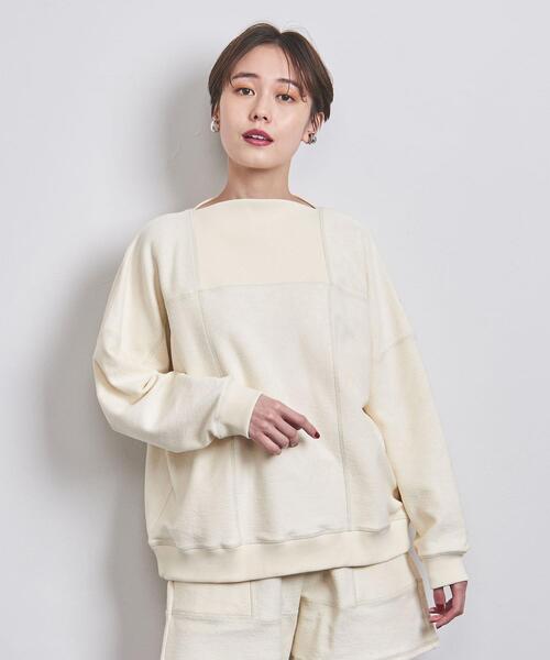 BASERANGE（ベースレンジ）の「＜BASERANGE＞COBBLE スウェット（スウェット・レディース・オフホワイト・XS）」の5枚目の写真