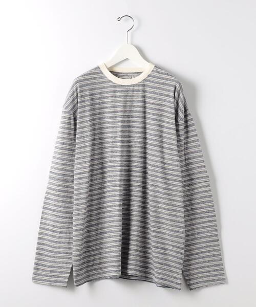 ＜FACCIES＞ VTG BORDER LONG SLEEVE/カットソー