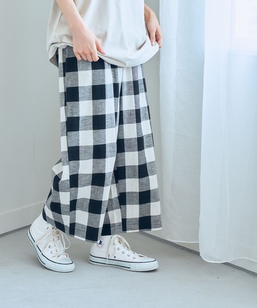 studio CLIP（スタディオクリップ）の「【撥水】ワイドパンツ（その他パンツ・レディース・ブラック/ベージュ/カーキ/その他1・MEDIUM/LARGE/X-LARGE/XX-LARGE/XXX-LARGE）」の4枚目の写真