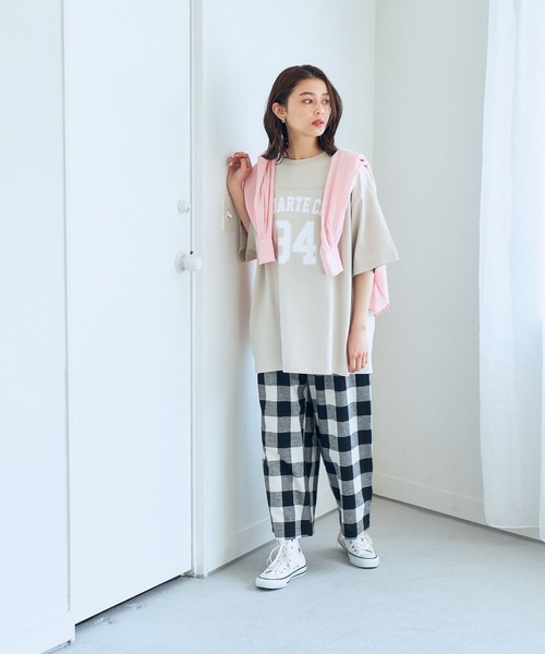 studio CLIP（スタディオクリップ）の「【撥水】ワイドパンツ（その他パンツ・レディース・ブラック/ベージュ/カーキ/その他1・MEDIUM/LARGE/X-LARGE/XX-LARGE/XXX-LARGE）」の7枚目の写真