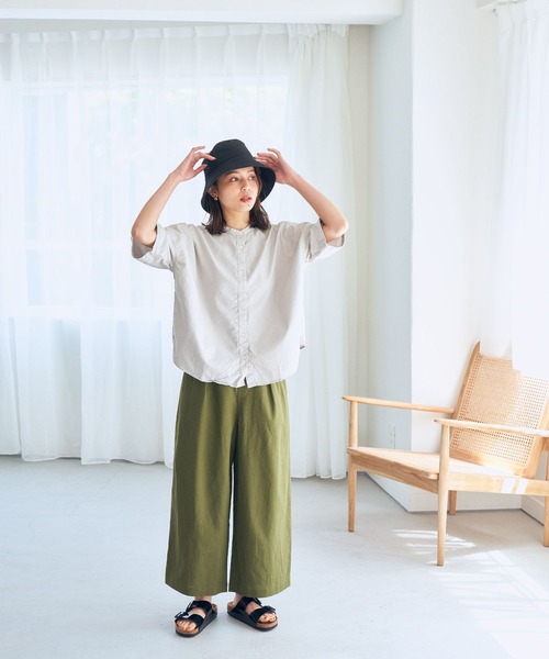 studio CLIP（スタディオクリップ）の「【撥水】ワイドパンツ（その他パンツ・レディース・ブラック/ベージュ/カーキ/その他1・MEDIUM/LARGE/X-LARGE/XX-LARGE/XXX-LARGE）」の11枚目の写真