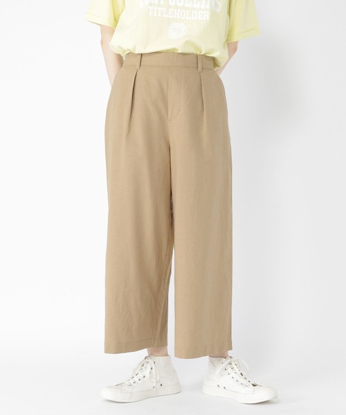 studio CLIP（スタディオクリップ）の「【撥水】ワイドパンツ（その他パンツ・レディース・ブラック/ベージュ/カーキ/その他1・MEDIUM/LARGE/X-LARGE/XX-LARGE/XXX-LARGE）」の15枚目の写真