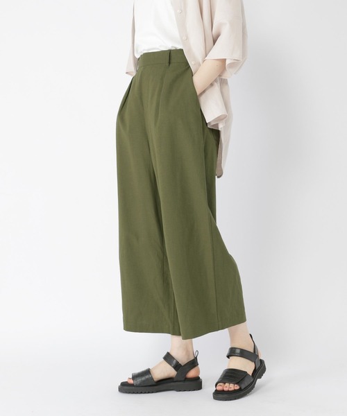 studio CLIP（スタディオクリップ）の「【撥水】ワイドパンツ（その他パンツ・レディース・ブラック/ベージュ/カーキ/その他1・MEDIUM/LARGE/X-LARGE/XX-LARGE/XXX-LARGE）」の16枚目の写真