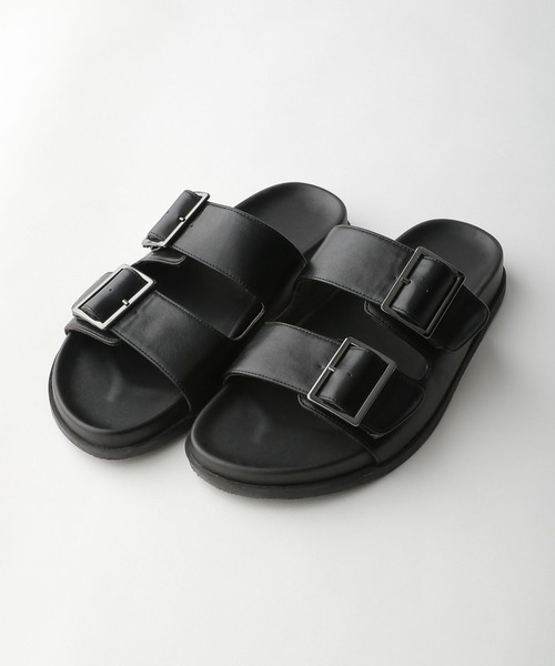 PBLIM（ページボーイリム）の「PAGEBOYLIM/ダブルベルトサンダル（サンダル・レディース・ブラック/ゼブラ・MEDIUM/X-LARGE）」の18枚目の写真