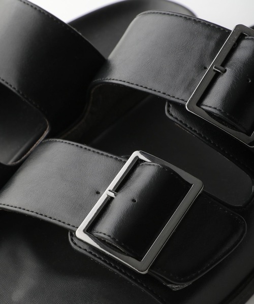 PBLIM（ページボーイリム）の「PAGEBOYLIM/ダブルベルトサンダル（サンダル・レディース・ブラック/ゼブラ・MEDIUM/X-LARGE）」の10枚目の写真