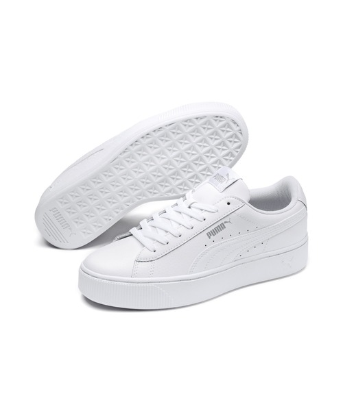 PUMA（プーマ）の「PUMA プーマ ウィメンズ PUMA VIKKY STACKED L スニーカー（スニーカー・レディース・ブラック×ブラック/ホワイト×ホワイト・22.0cm/22.5cm/24.5cm/25.0cm/24.0cm/23.5cm/23.0cm/25.5cm）」の8枚目の写真