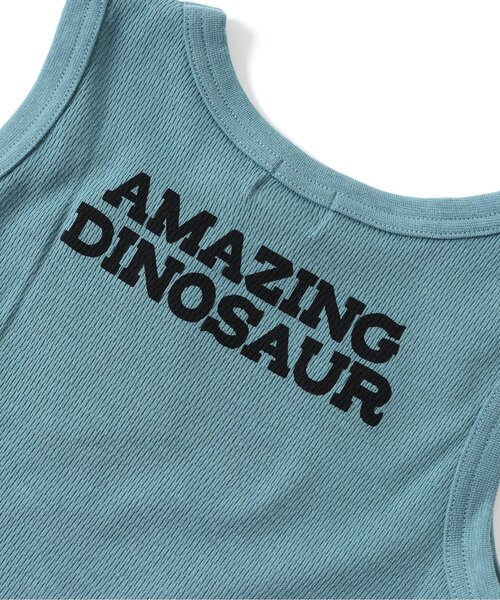 F.O.KIDS（エフオーキッズ）の「DINOSAUR タンクトップ（タンクトップ・キッズ・グレー/カーキ/オレンジ/ブルー・120/130/100/110/90/140/95/80）」の11枚目の写真