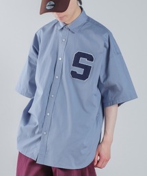 ロゴワッペン ブロード ビッグサイズ 半袖シャツ