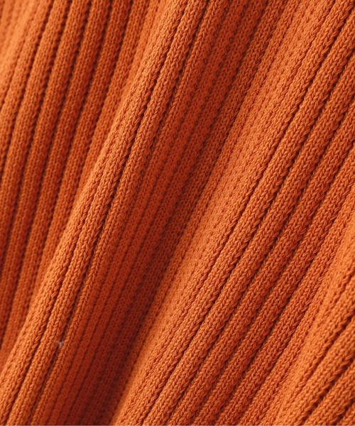 N.(N. Natural Beauty Basic)(エヌエヌナチュラルビューティーベーシック)の「◆襟付リブニット(ニット/セーター・レディース・クリーム/グリーン/オレンジ・MEDIUM)」の19枚目の写真