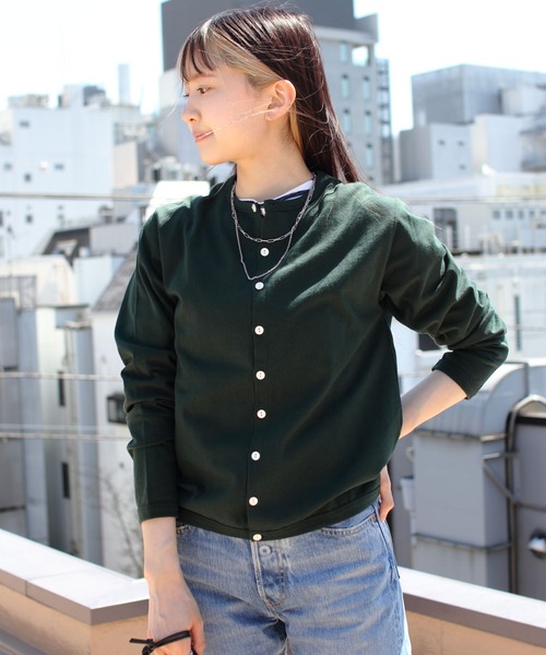 ORCIVAL オーシバル ノーカラーJKT カーディガン サイズ4 bee