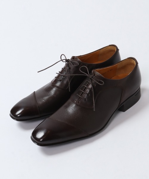 CROWDED CLOSET（クラウデッドクローゼット）の「ストレートチップ 内羽コンフォートビジネスシューズ（ドレスシューズ・メンズ・ブラック/ダークブラウン・02/03/01）」の2枚目の写真