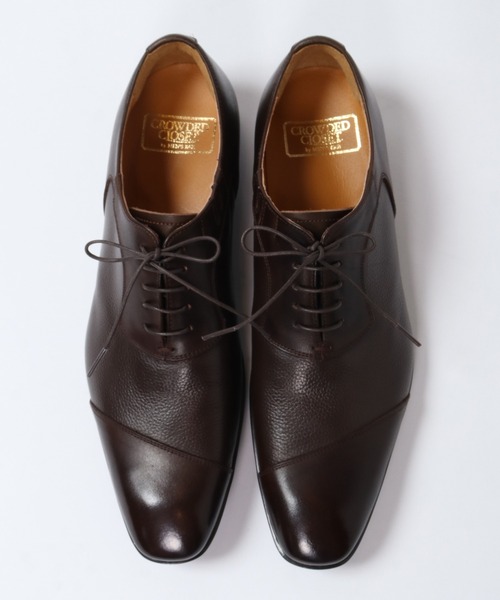 CROWDED CLOSET（クラウデッドクローゼット）の「ストレートチップ 内羽コンフォートビジネスシューズ（ドレスシューズ・メンズ・ブラック/ダークブラウン・02/03/01）」の7枚目の写真