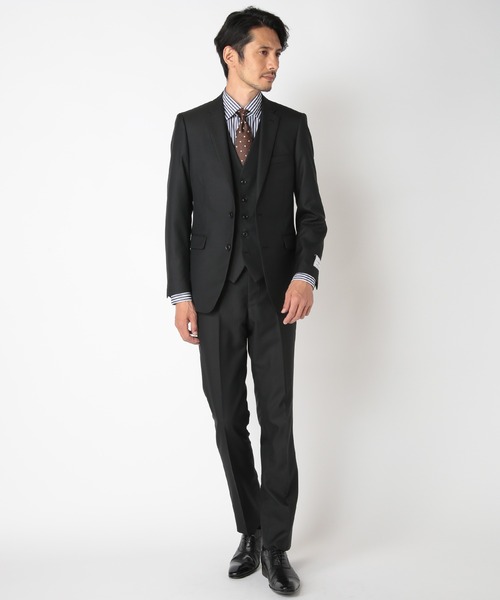 CROWDED CLOSET（クラウデッドクローゼット）の「ストレートチップ 内羽コンフォートビジネスシューズ（ドレスシューズ・メンズ・ブラック/ダークブラウン・02/03/01）」の5枚目の写真