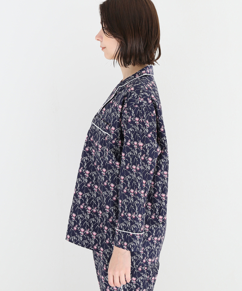 SLEEPY JONES（スリーピージョーンズ）の「【Sleepy Jones/スリーピージョーンズ】MARINA PAJAMA SET PINK BERR：パジャマセット（シャツ/ブラウス・レディース・ダークブルー・MEDIUM）」の14枚目の写真