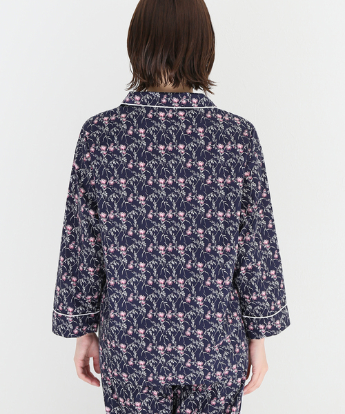 SLEEPY JONES（スリーピージョーンズ）の「【Sleepy Jones/スリーピージョーンズ】MARINA PAJAMA SET PINK BERR：パジャマセット（シャツ/ブラウス・レディース・ダークブルー・MEDIUM）」の15枚目の写真