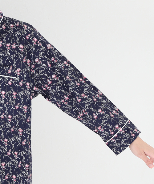 SLEEPY JONES（スリーピージョーンズ）の「【Sleepy Jones/スリーピージョーンズ】MARINA PAJAMA SET PINK BERR：パジャマセット（シャツ/ブラウス・レディース・ダークブルー・MEDIUM）」の18枚目の写真