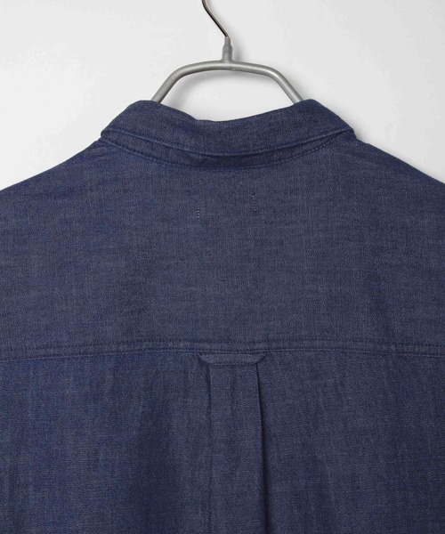 LOWRYS FARM（ローリーズファーム）の「ライトデニムシャツジャケット　353994（デニムジャケット・メンズ・ネイビー/ブルー・MEDIUM/LARGE）」の21枚目の写真