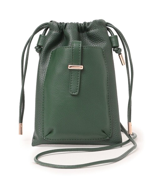 SHIPS（シップス）の「*スマホ ポケット ショルダー◆（ショルダーバッグ・レディース・ライトグレー/ブラック/ネイビー/ピンク/グリーン/ブラック系/ライトグリーン/チャコールグレー・ONE SIZE）」の21枚目の写真