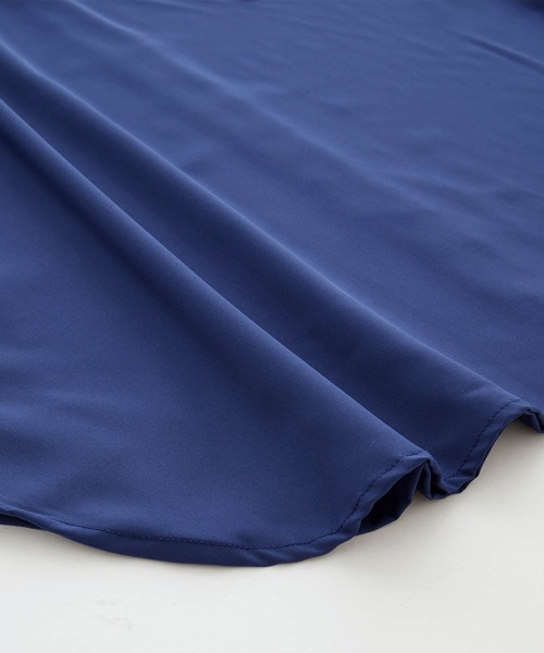 BONLECILL（ボンルシール）の「ボリュームスリーブ 2wayビッグカラーシャツ（シャツ/ブラウス・レディース・オフホワイト/ブルー/ブラック/サックスブルー/ピンク/ブラック系1・FREE）」の19枚目の写真