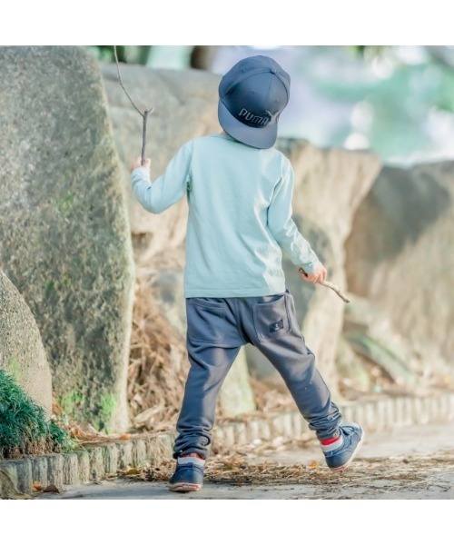 ZERO standerd（ゼロスタンダード）の「ゼロスタンダード リブロングパンツ（その他パンツ・キッズ・カーキ/ブラック/アイボリー/ブラウン/チャコールグレー・160cm/110cm/120cm/150cm/130cm/140cm）」の12枚目の写真